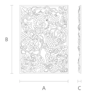 wood onlay applique rectangular shape victorian style